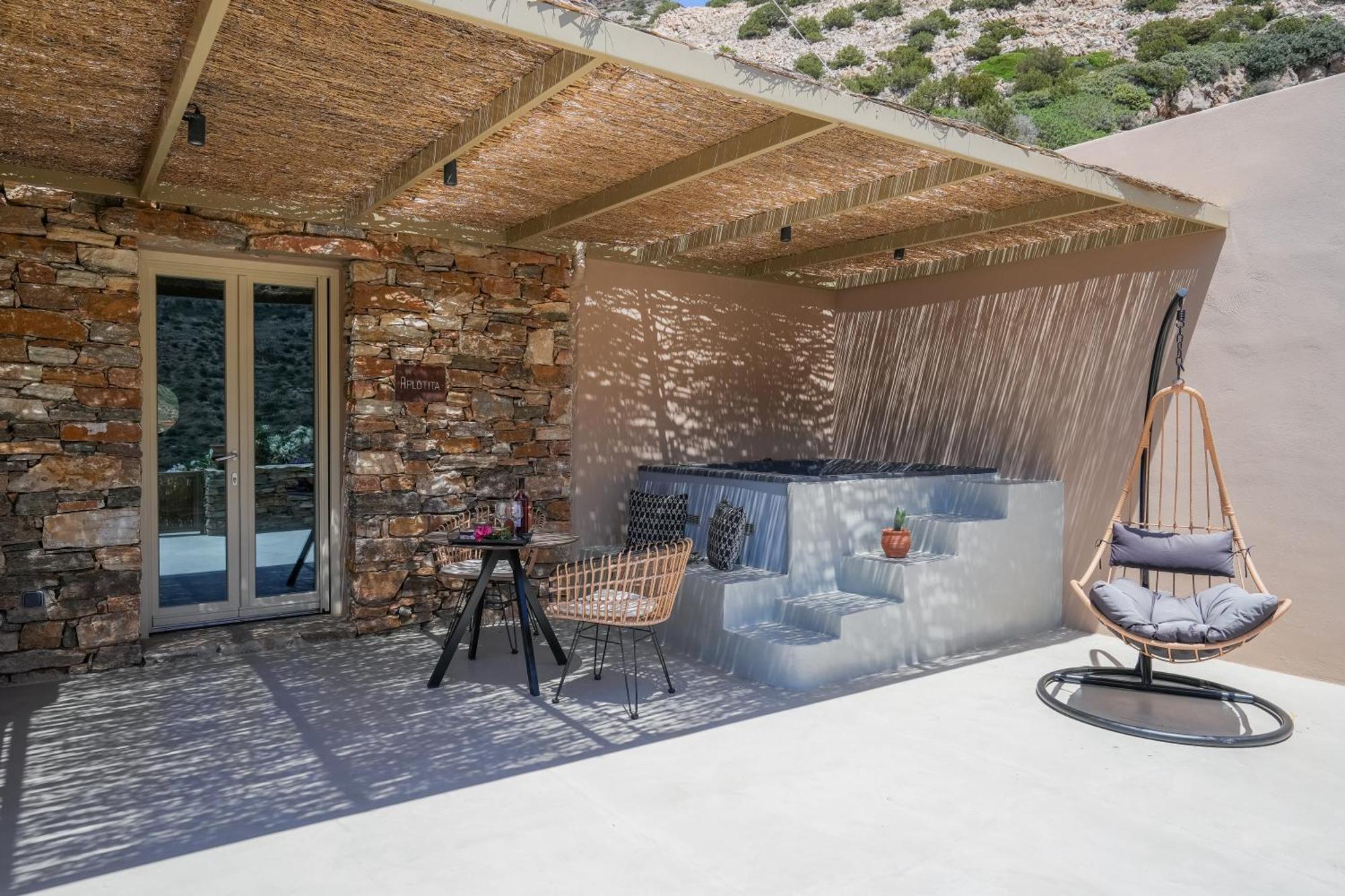Apsila Pool Suites Kamares  Bagian luar foto